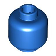 Lego hlava, modrá (6366741, 4600242, 4586188)